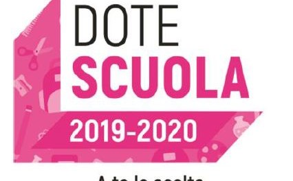 Dote Scuola 2019/2020- comunicazione
